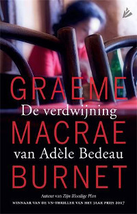 De verdwijning van Adele Bedeau van Graeme Macrae Burnet